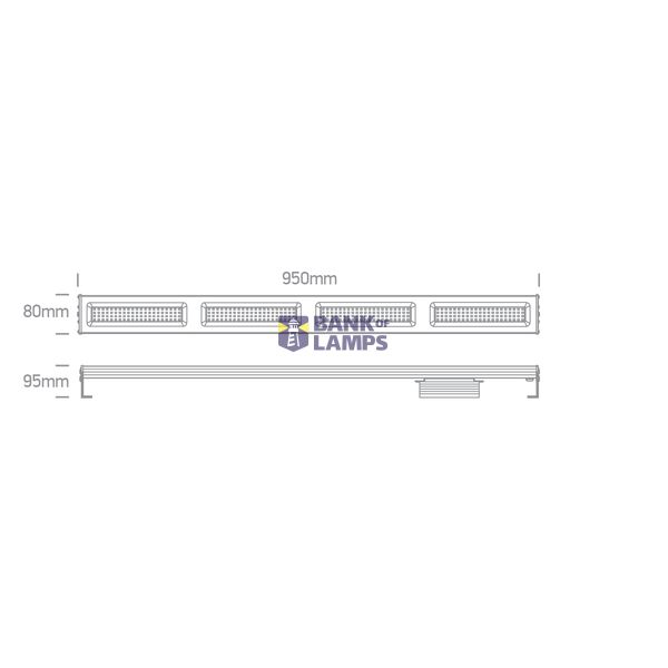 LINEAR HIGH BAY 200W CW IP65 120-240V image 3