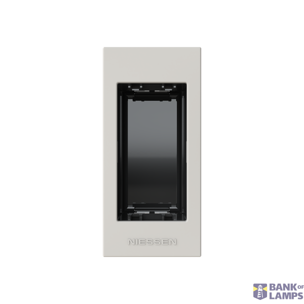 Frame for metallic and plastic profiles - Niessen logo - 1M - Dune image 1