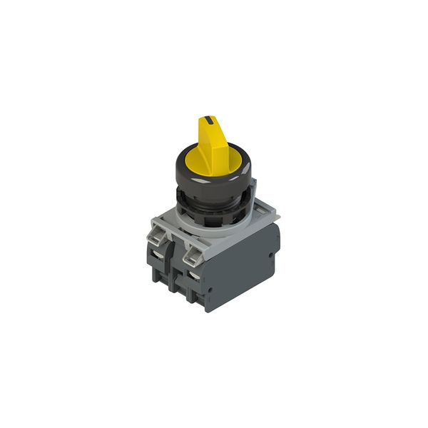 Complete unit with illuminated 4 positions selector, fixing adapter and contacts image 1