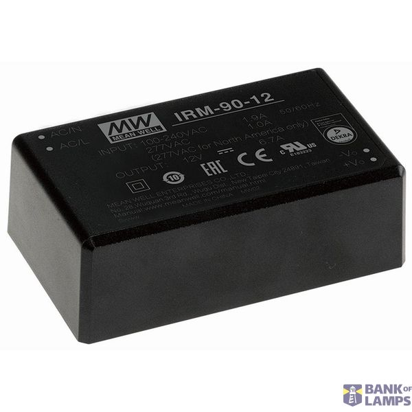 Mean Well IRM-90-12 AC/DC power supply module, closed 12 V/DC 6.7 A 80.4 W image 1