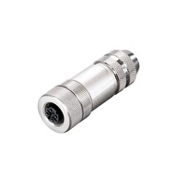 Field attachable connector, M12 image 1