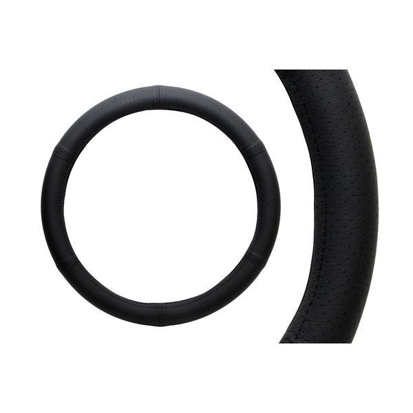 Steering wheel cover natural leather M 37-39 cm PIK image 1