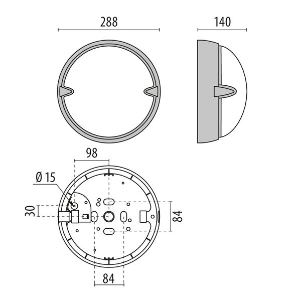 CHIP TONDO 30 LED 830 WIT 16,5W image 4