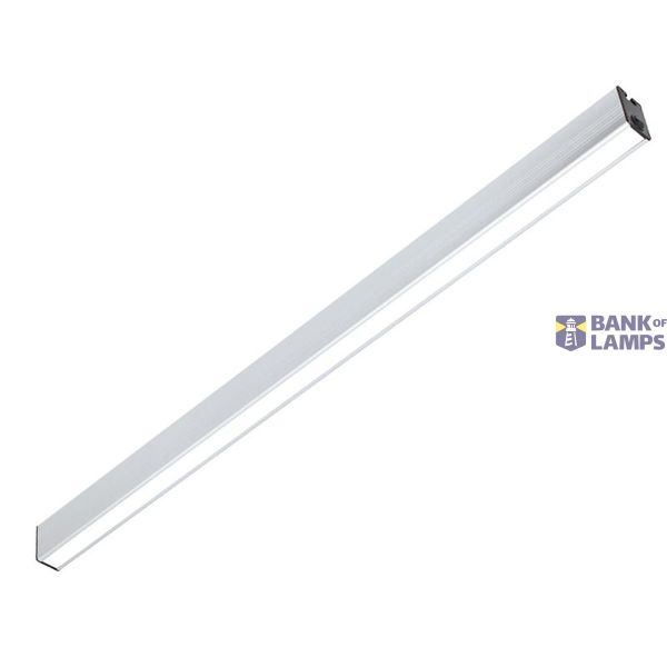 PROFILED AC, 1500mm (59.06"), dimmable, mains plug and 3m (9,84ft) connection cable, prism cover, 100°, ~39W, 120-277V AC image 1