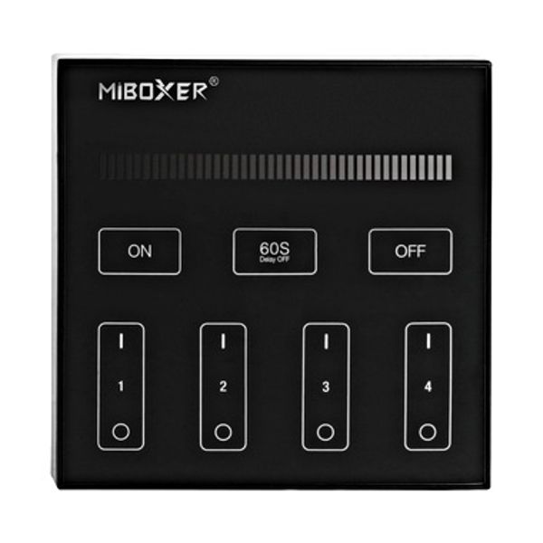 RF-PANEL-FERNBEDIENUNG 4-ZONE SW (BRIGHT image 1
