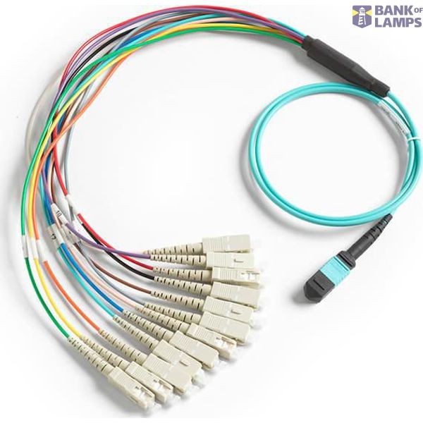 Fluke 1M Breakout Cord, MPO, Unpin/SC Connector image 1