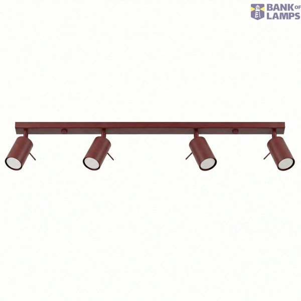 Ceiling lamp RING 4L burgundy image 9