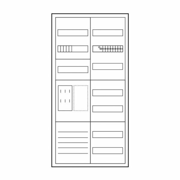 ZSD-ZV-1100-BKE-I/A-BASIC Eaton Metering Board ZSD meter cabinet equipped image 1