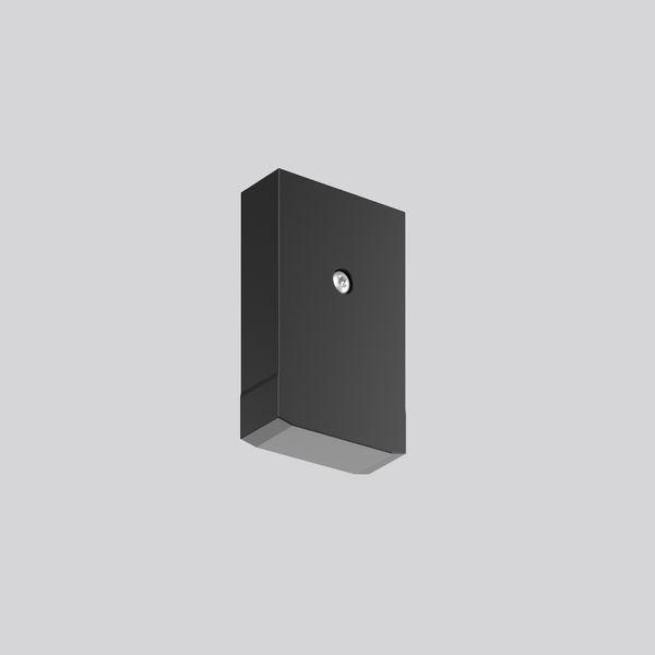 End cap L 23 B 58 H 91 colour: black image 1