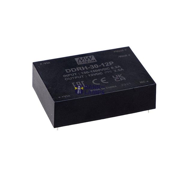 Mean Well DDRH-30-48P DC/DC converter, print 48 V/DC Number of outputs: 1 x Contents 1 piece. image 1