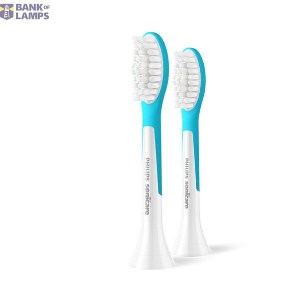 Philips | Replacement brush heads | HX6042/90 Sonicare | Heads | For kids | Number of brush heads included 2 | White/Blue image 1