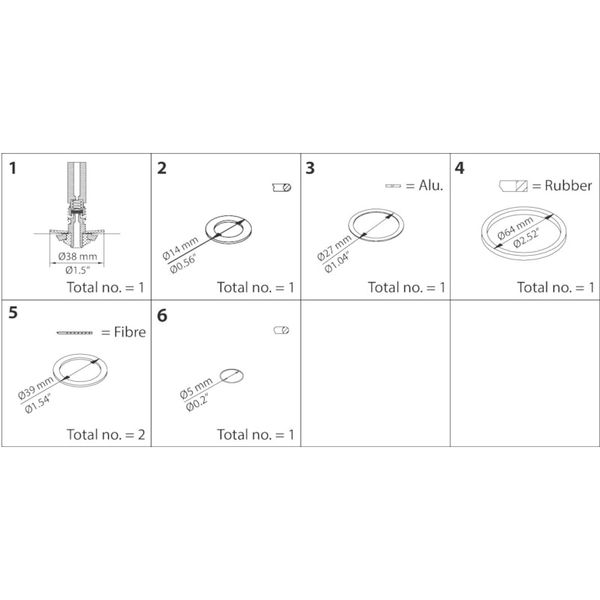 Repair kit, EVRAT / EVRST 20 image 1