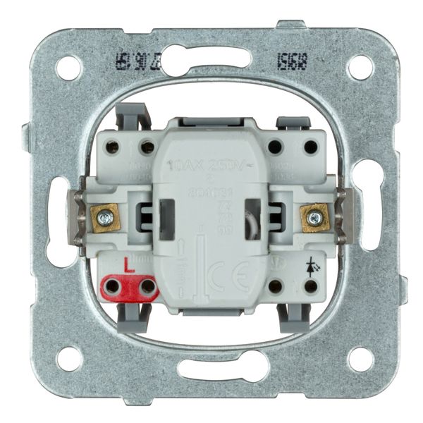 One-gang push button insert illuminated between L-L1, NO image 4