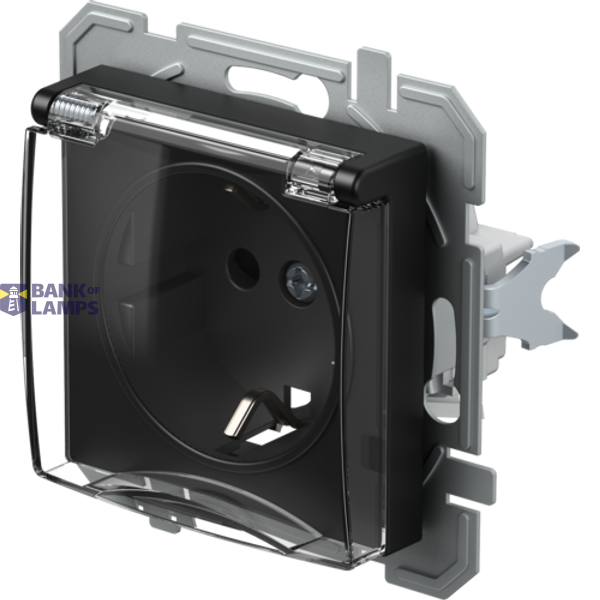 SOCKET SCHUKO+COVER 2P+E 16A 250V~ BV BT XO 4417119 image 2