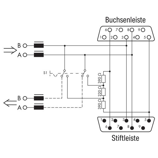 Fieldbus Connector PROFIBUS with D-sub male connector 9-pole light gra image 7