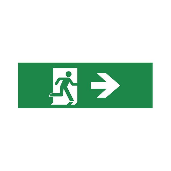 PANLUX Pictogram 240x75mm right arrow image 1