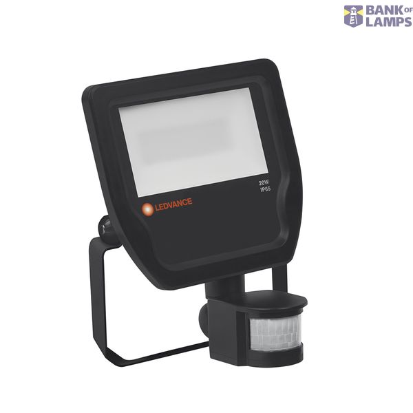 Proþ. LED 20W 840 IP65 melns ar sens. Ledvance image 1