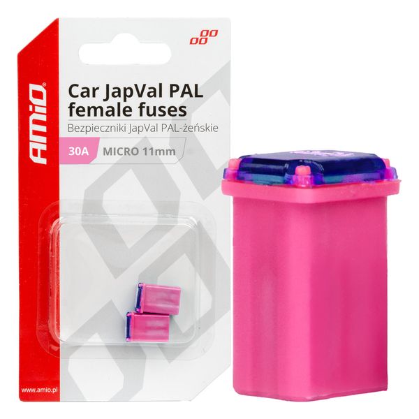 Car JapVal PAL Female fuses 30A AMIO-03460 image 1