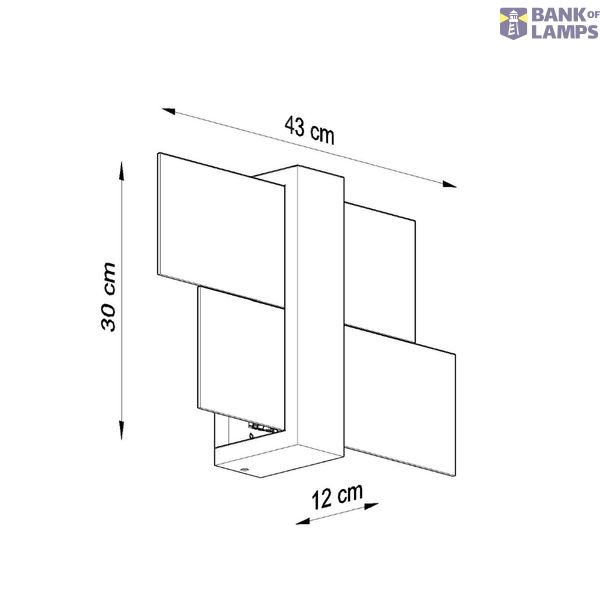 WALL LAMP PHENIX 1 WENGE E27 1X60W IP20 image 6