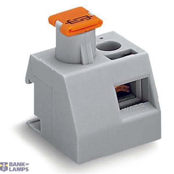 Transformer fuse terminal block Open solder lug with self-rising clamp image 1