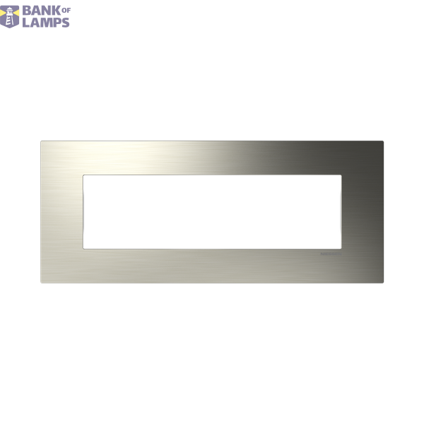 Frame - 1-gang / 7-modules - Niessen logo - S - Nickel image 1