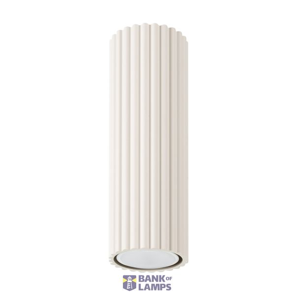 HIGH BEIGE CEILING TUBE 20CM FROM THE KARBON SERIES FOR LIVING ROOM image 3