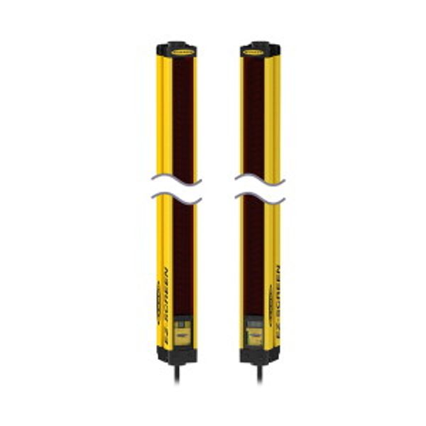 Safety Light Curtain Cascadable Emitter/Receiver Pair   SLSCP14-1350P88 image 1