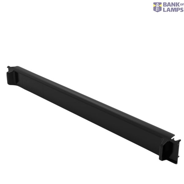 Set of 25 plastic front panels 1U for airflow management image 2