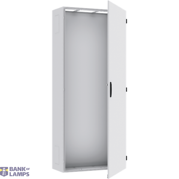 TW212GV1 Floor-standing cabinet, Field width: 2, Rows: 12, 1850 mm x 550 mm x 350 mm, Grounded (Class I), IP55 image 1