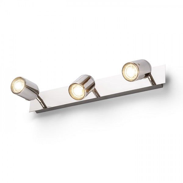 DUBLIN III surface mounted chrome 230V GU10 3x9W IP44 image 1
