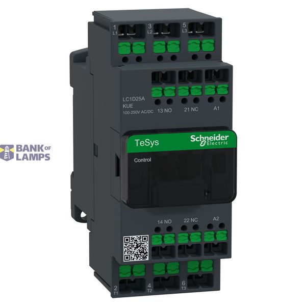 CTR Deca 25A 3P 100-250V AC/DC Snap-in image 2