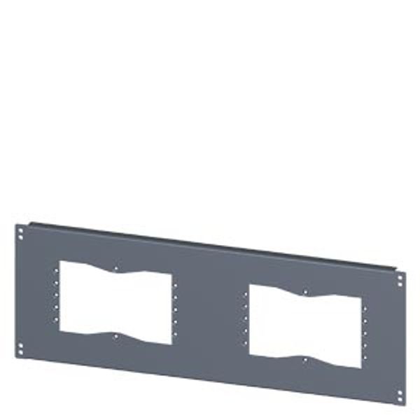 SIVACON, floor, with cut-outs for flanges, IPXX, D: 400 mm, W: 800 mm image 1