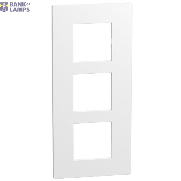 Light Now - coverplate 2x3P 57mm White image 1