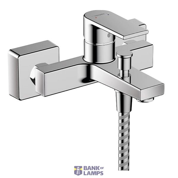 Vernis Shape bath mixer, chrome image 1
