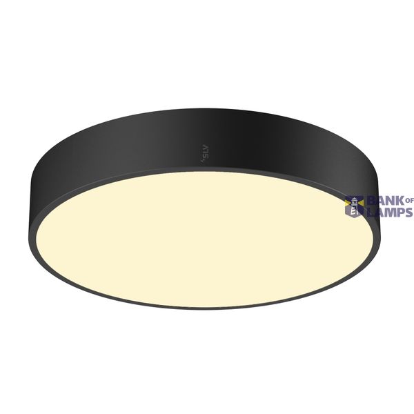 MEDO® PRO 40, wall- and ceiling-mounted light, round, 3000/4000K, 19W, trailing-edge phase, 110°, black image 1