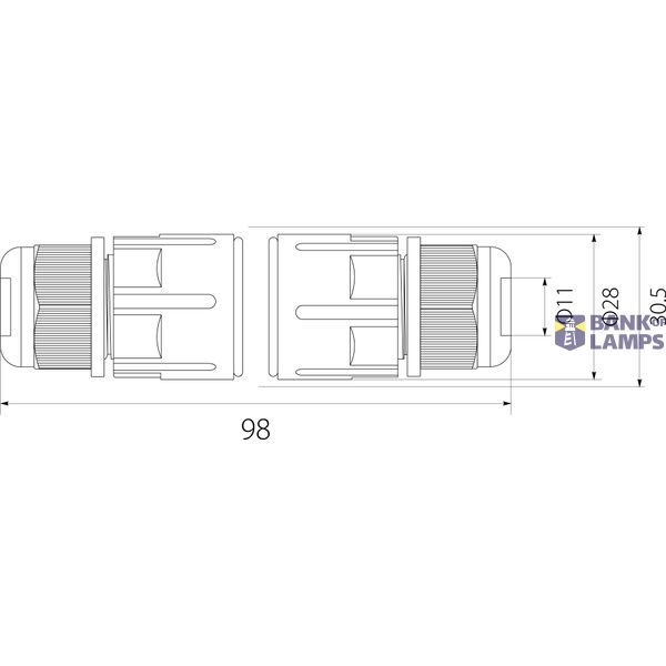 SZPN 293X cable connector 3x1.5 image 2