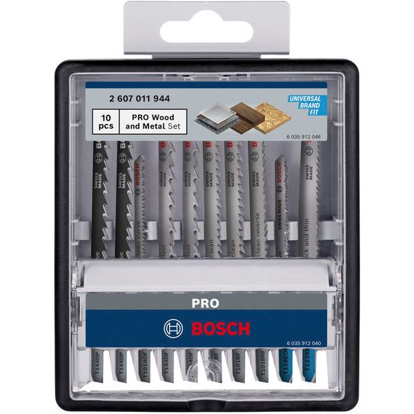 PRO Wood and Metal Jigsaw Blade Set 10 pcs. image 2