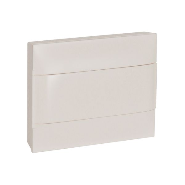 1X12M SURFACE CABINET WHITE DOOR EARTH + X NEUTRAL TERMINAL BLOCK image 1