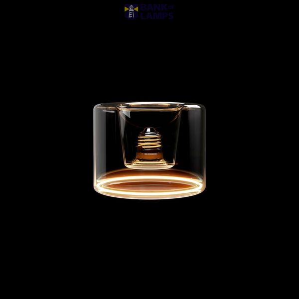 LED Clear Light Bulb Ghost Line Recessed Donut 120x90 6W 500Lm E27 2200K Dimmable - G03 image 2