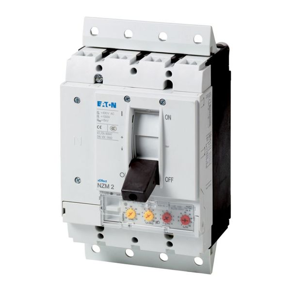 NZMH2-4-VE160/100-SVE Circuit-breaker, 4p, 160A, 100A in 4th pole, plug-in module image 3