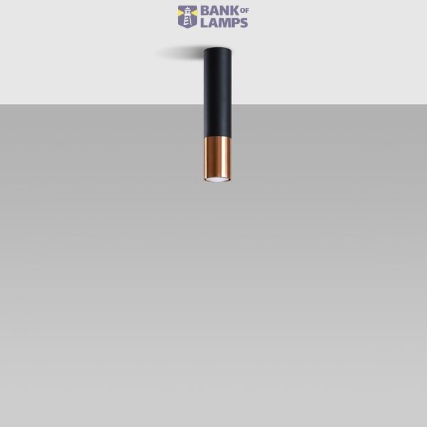 SPOT LOOPEZ BLACK/COPPER GU10 1X40W IP20 image 6