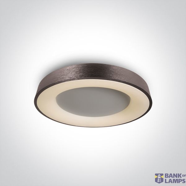 BRUSHED BROWN PLAFO 50W WW IP20 230V image 1