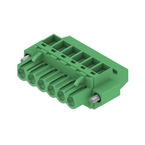PCB plug-in connector, female plug, 5.08 mm, Number of poles: 6, 90°, Clamping yoke connection, Clamping range, max. : 4 mm², Box image 2