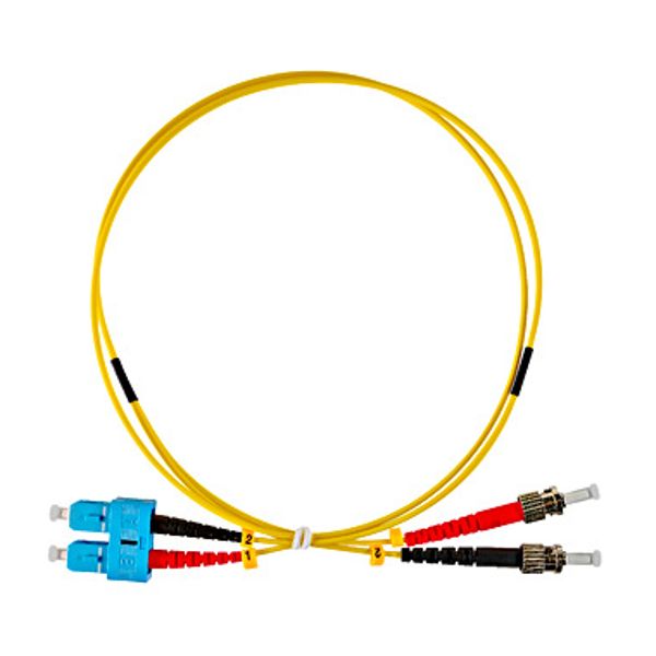 FO Patchcord Duplex ST/UPC - SC/UPC, 9/125æm OS2, 10.0m image 1
