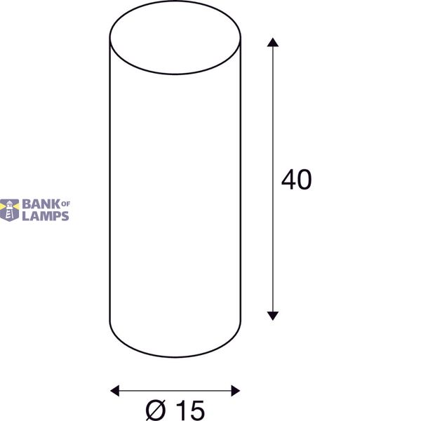 FENDA lamp shade, D150/ H400, cylindrical, wine red  image 2