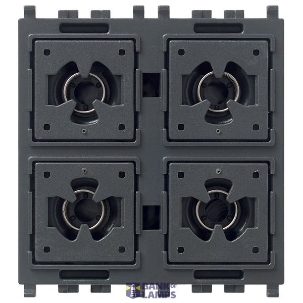 4-buttonKNX Secure control Flat/Tondo 2M image 1