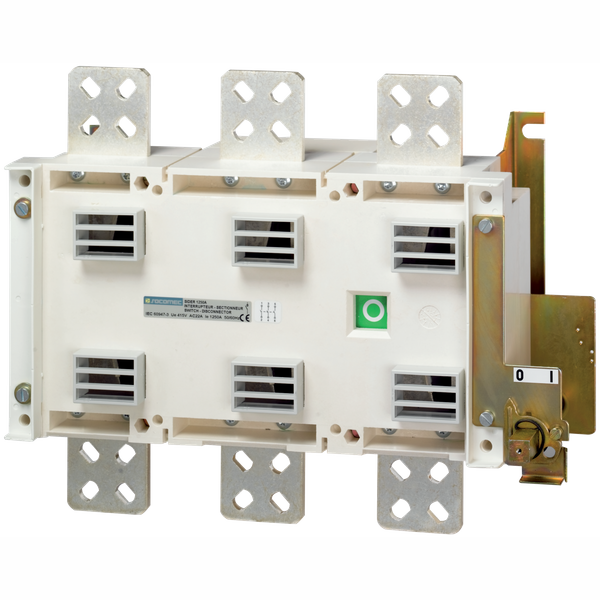 Load break switch with visible contacts  SIDER 4P 1250A side operation image 2