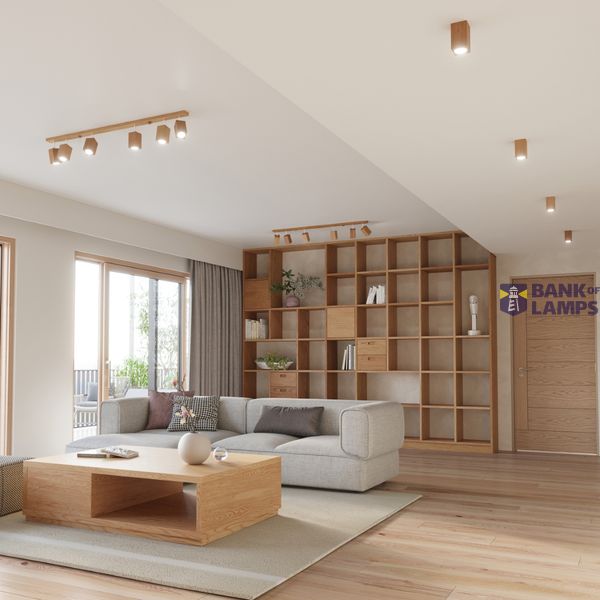 KEKE WALL LAMP OAK GU10 1X40W IP20 image 3