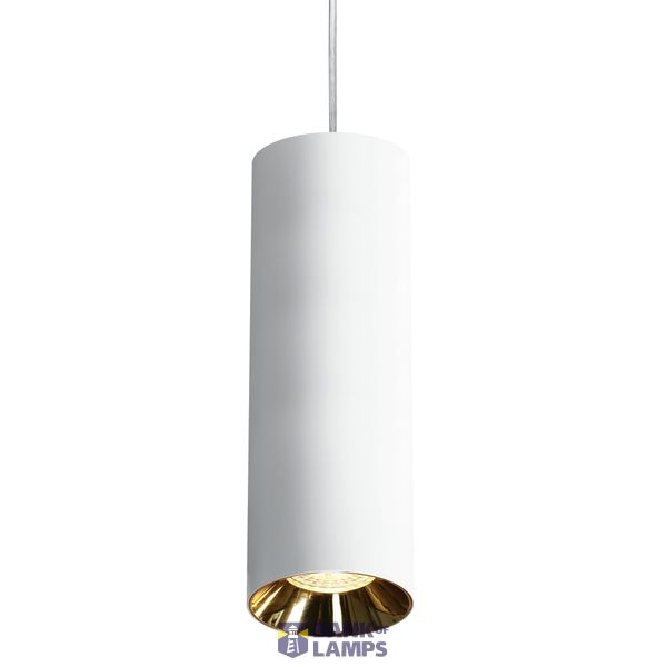 WHITE PENDANT GU10 10W DARK LIGHT image 1