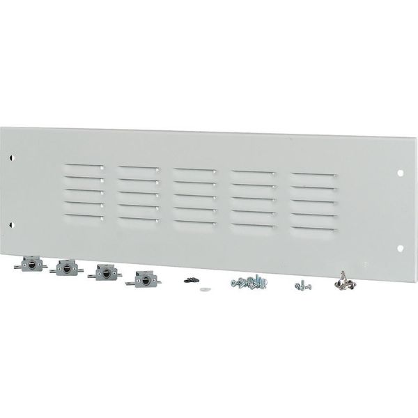XTSZCSV4-H250W800 Section wide cover, HxW=250x800mm, IP42, grey image 2